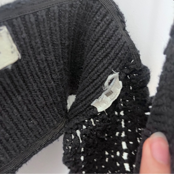 A&F Crochet Bodice Bralette Cropped Tank Top - Picture 6 of 8